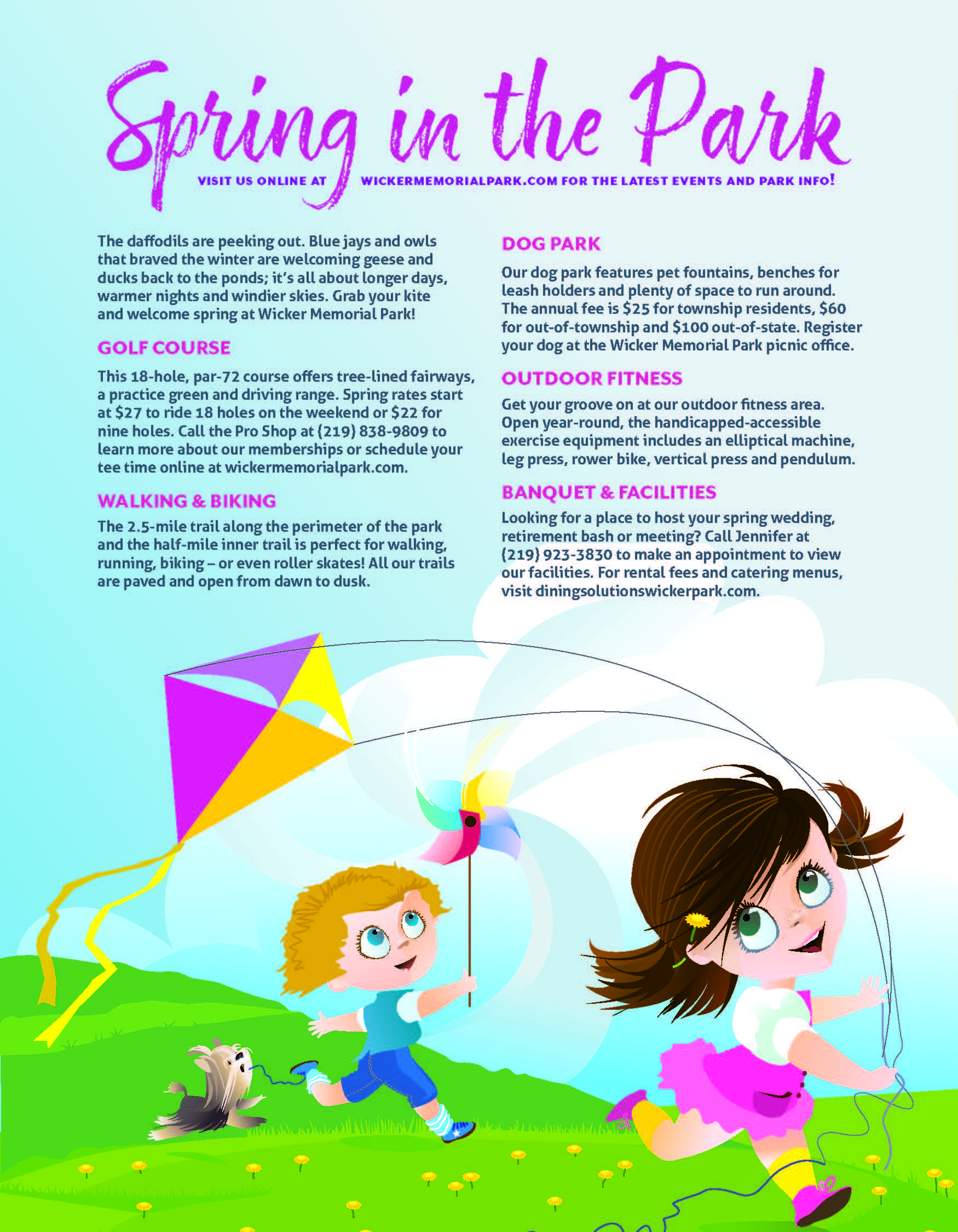 This six-page newsletter contains news from the township.