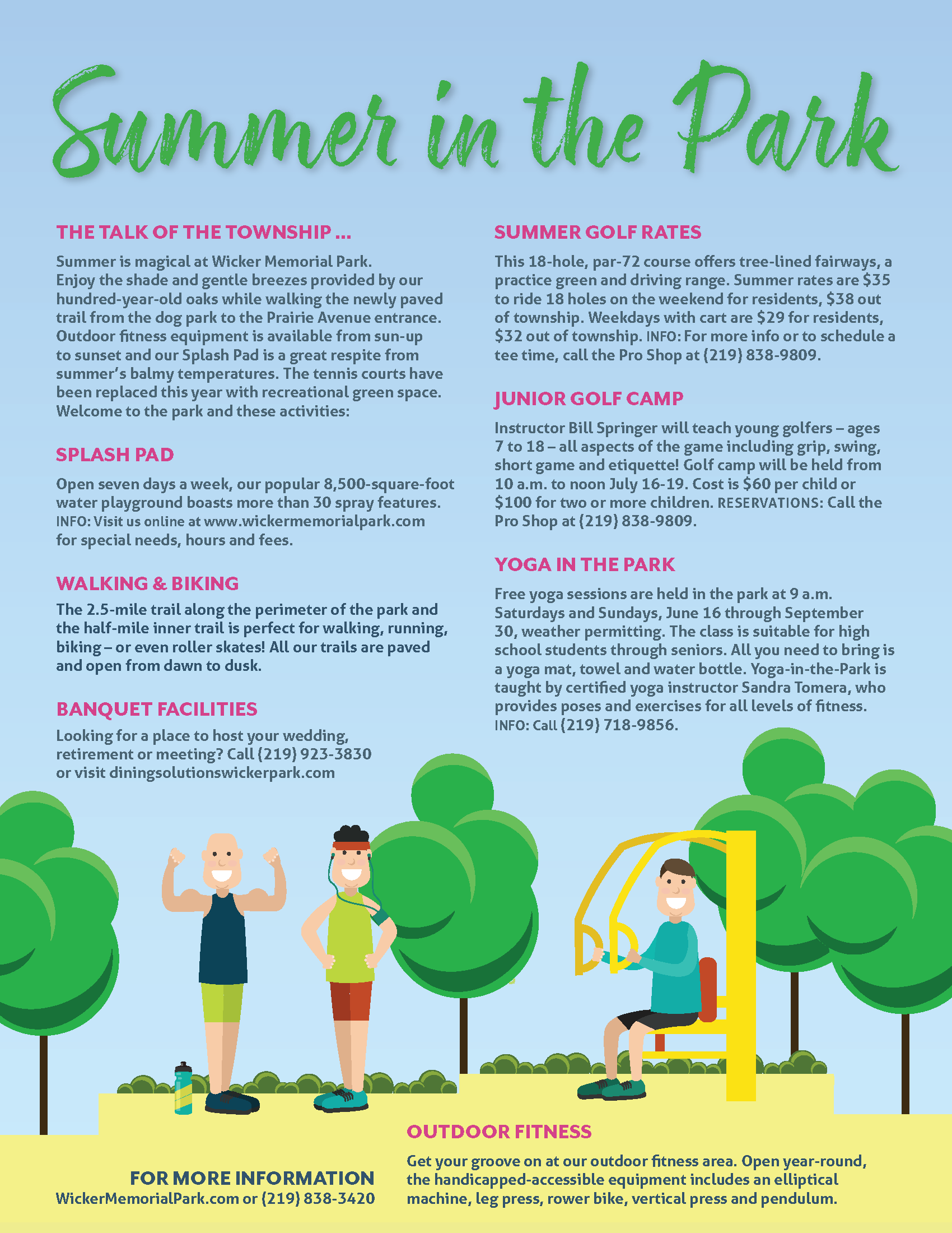 This six-page newsletter contains news from the township.