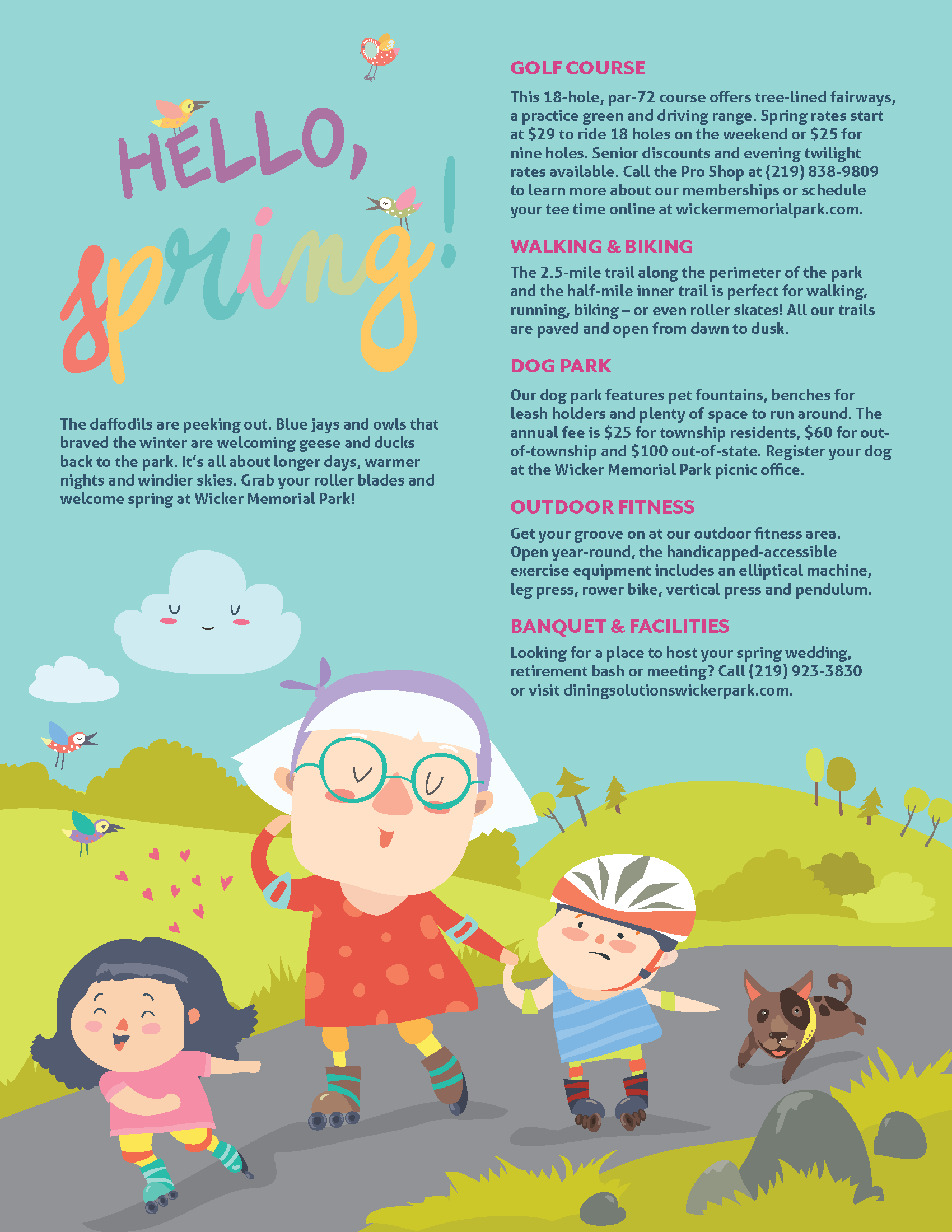 This six-page newsletter contains news from the township.