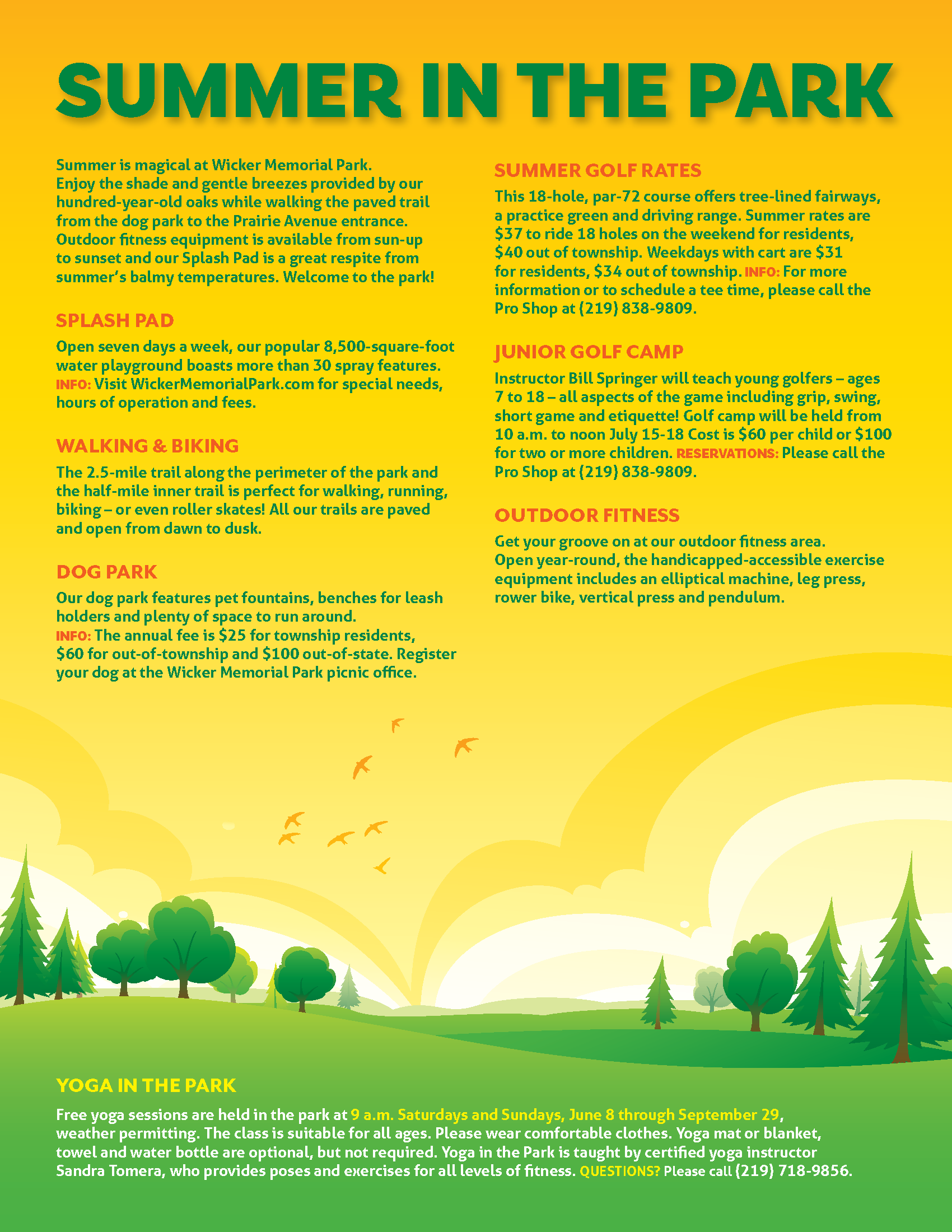 This six-page newsletter contains news from the township.