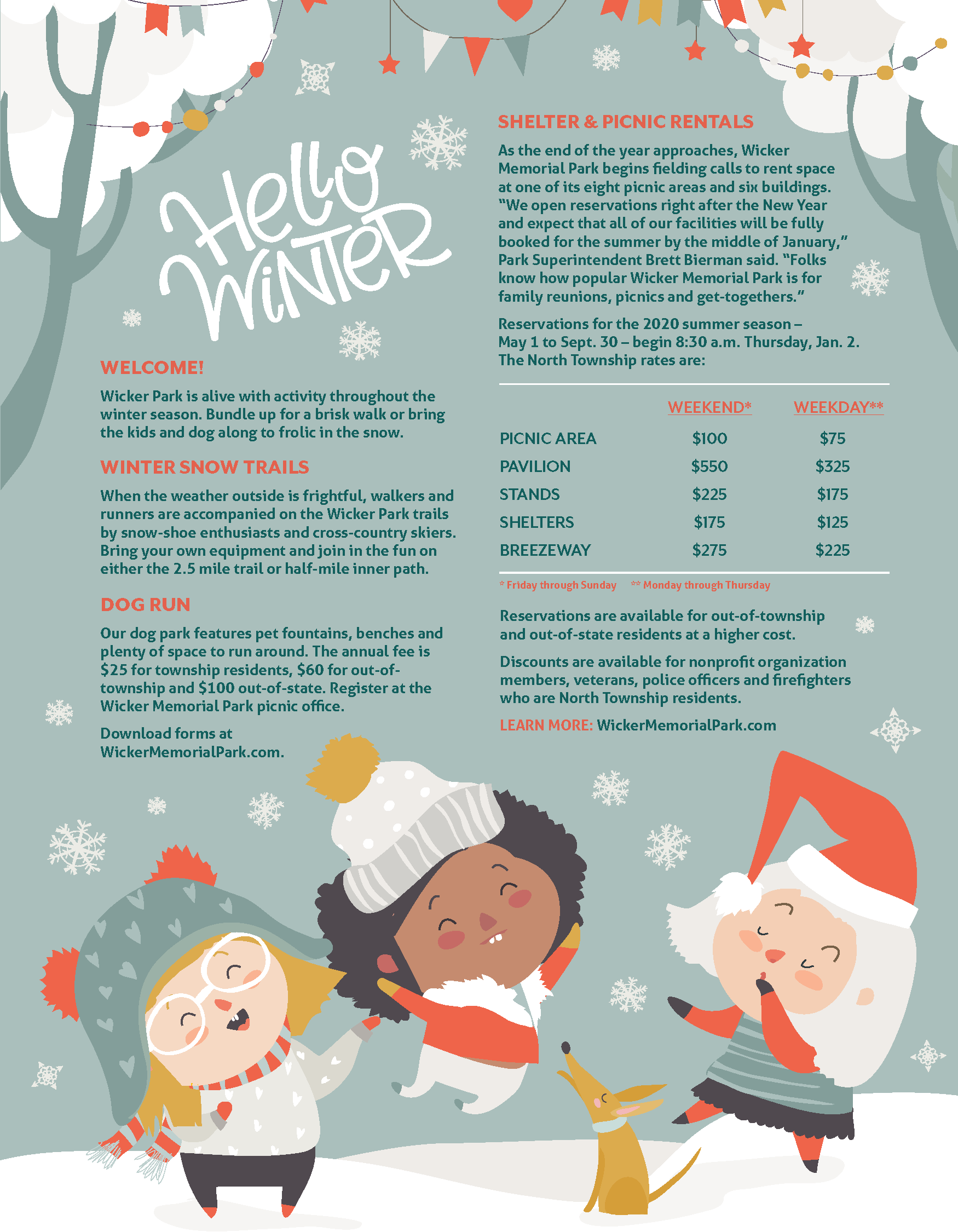 This six-page newsletter contains news from the township.