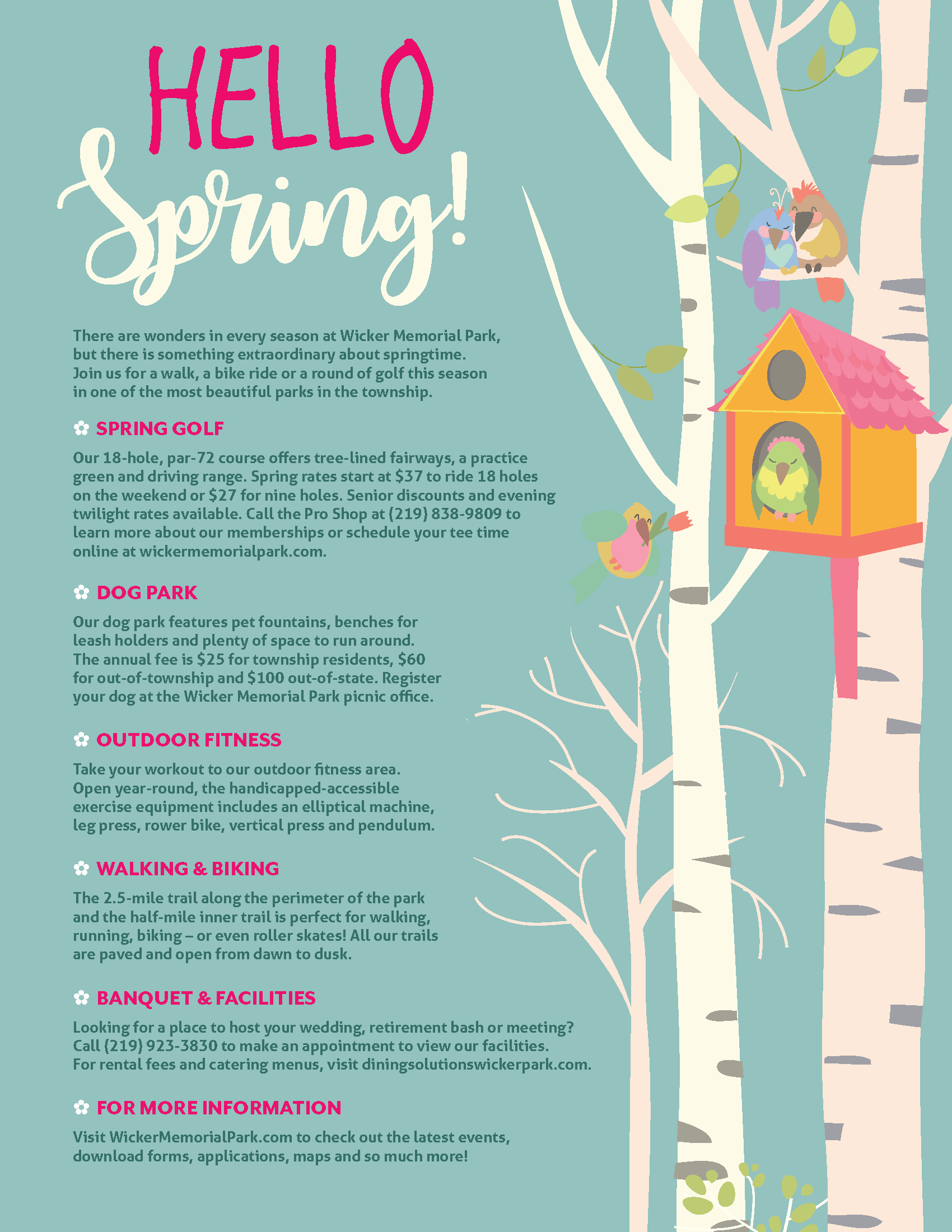 This six-page newsletter contains news from the township.